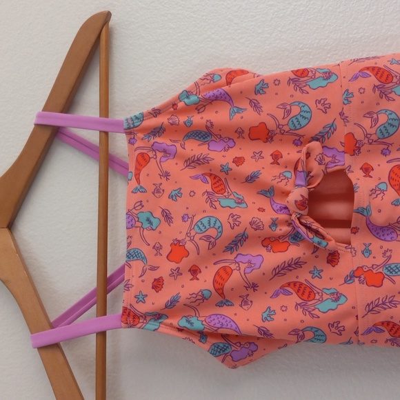 Cat and Jack Girls Swim Suit Size L Plus - Picture 2 of 4